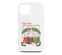 Dear Santa Please Bring Me Books Christmas Reading Case for iPhone 13