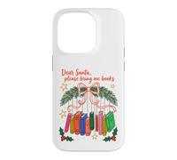 Dear Santa Please Bring Me Books Christmas Reading Case for iPhone 14 Pro