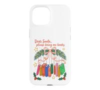 Dear Santa Please Bring Me Books Christmas Reading Case for iPhone 15