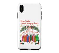 Dear Santa Please Bring Me Books Christmas Reading Case for iPhone XS Max