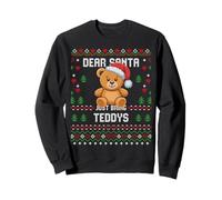 Dear Santa Teddy Bear Christmas Ugly Xmas Lover Sweater Sweatshirt