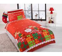 Dear Santa Xmas Childrens Single Duvet Quilt Cover Bedding Set