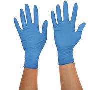 Dear Shield Shield Hea00569 Powder-Free Gloves, Vinyl, Medium, Blue (Pack Of 100)