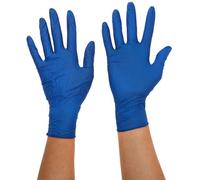 Dear Shield Shield Hea00570 Powder-Free Gloves, Vinyl, Large, Blue (Pack Of 100)