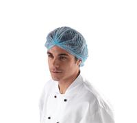 Dear Shield Shield Hea00814 Dm01 / Blue Double-Stitched Mob Cap, Blue (Pack Of 1000)