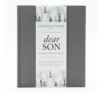 Dear Son: A Prompted Prayer Journal & Childhood Keepsake Baby Memory Book - Gray | Baby Shower Gift | Baby Scrapbook Album | New Mom Gift