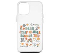 Dear Staff Member You Belong Here Retro Design Case for iPhone 12/12 Pro