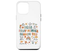 Dear Staff Member You Belong Here Retro Design Case for iPhone 12 Pro Max