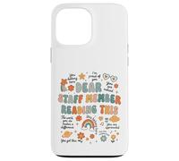 Dear Staff Member You Belong Here Retro Design Case for iPhone 13 Pro Max