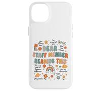 Dear Staff Member You Belong Here Retro Design Case for iPhone 14 Plus