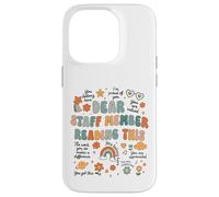 Dear Staff Member You Belong Here Retro Design Case for iPhone 14 Pro