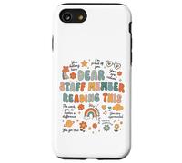 Dear Staff Member You Belong Here Retro Design Case for iPhone SE (2020) / 7/8