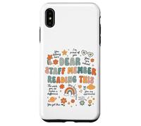 Dear Staff Member You Belong Here Retro Design Case for iPhone XS Max