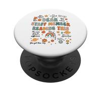 Dear Staff Member You Belong Here Retro Design PopSockets Adhesive PopGrip