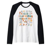 Dear Staff Member You Belong Here Retro Design Raglan Baseball Tee