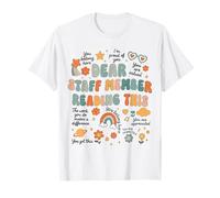 Dear Staff Member You Belong Here Retro Design T-Shirt