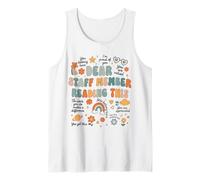 Dear Staff Member You Belong Here Retro Design Tank Top