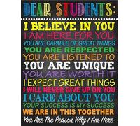Dear Student Classroom Teacher Poster Sign School Counselor Digital Art Principal Office Decor Wall Metal Tin 8x6 Inch