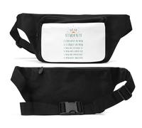 Dear Students I Believe in You Unisex Waist Bag Black