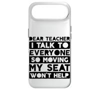 Dear Teacher I Talk to Everyone So Moving My Seat Case for iPhone Air