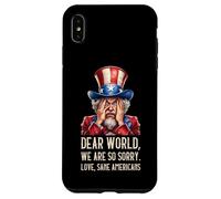 Dear World We Are So Sorry Love Sane Americans Case for iPhone XS Max