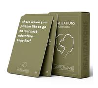 DEAR YOUNG MARRIED COUPLE REALIZATIONS - Card Deck - Fun Game for Couples - 52 Questions to See How Well You Know Your Partner - Dating and Engaged Couples Gift - Conversation Starter