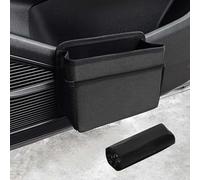 DEARBAG Car Side Door Trash Can, Mini Portable Hanging Auto Trash Bag, Waterproof and Leak-Proof Foldable Auto Garbage Bin with 1 Rolls of Garbage Bag, Car Accessories for Most Car Models (Black)