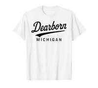 Dearborn Michigan 313 Wayne County Detroit Allen Park Melvin T-Shirt