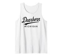 Dearborn Michigan 313 Wayne County Detroit Allen Park Melvin Tank Top