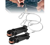 DearChan 2250009 Universal Line Downrigger Release | Universal Fishing Line Clip for Saltwater & Freshwater Trolling | Adjustable Tension 2-22 lbs | Easy One-Handed Operation (2-Pack)