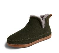 Dearfoams Alpine Men's Brixen Indoor/Outdoor Memory Foam Boot Slipper Ankle, Loden, 9-10, Loden