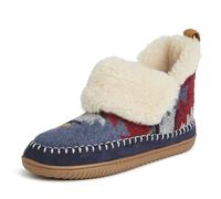 Dearfoams Alpine Women's Moritz Bootie Ankle Boot, Navy Multi, Medium UK