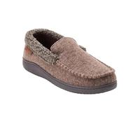 Dearfoams Men’s Brendan Indoor/Outdoor Breathable Memory Foam Clog House Shoe with Wide Widths Slipper, Coffee2, X-Large