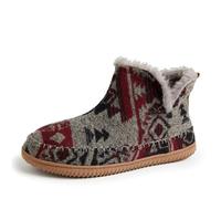 Dearfoams Men's Alpine Brixen Herren Hausschuhe aus Memory-schaum für Drinnen und Draußen Mule, Black Combo, Medium UK