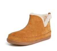 Dearfoams Men's Alpine by Men's Brixen Boot Slippers, Whiskey, 41/42 EU
