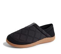 Dearfoams Men's River Nylon Closed Back Memory Foam Energy Return Slipper, Black, Medium UK