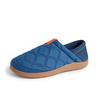 Dearfoams Men's River Nylon Closed Back Memory Foam Energy Return Slipper, Deep Oasis, Small UK