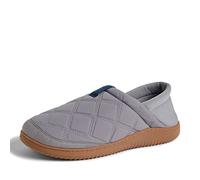 Dearfoams Men's River Nylon Closed Back Memory Foam Energy Return Slipper, Medium Grey, X-Large UK