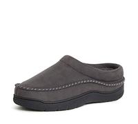 Dearfoams Men's Thompson Memory Foam Clog Slipper, Pave Setting, 8/9 UK