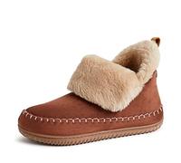 Dearfoams Women's Alpine Moritz Bootie Slipper, Potting Soil, XL