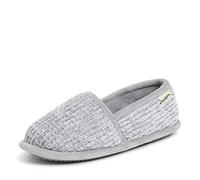 Dearfoams Women's Chenille A-line Slipper, Sleet, Large UK