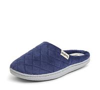 Dearfoams Women's Clog Slipper, Peacoat Navy Velour, 3/4 UK