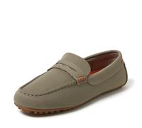 Dearfoams Womens Lightweight Hazel Driving Loafer Breathable Machine Washable Arch Support Shoe, Mohair, 7