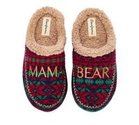 Dearfoams Women's Mama Bear Matching Family Gifts for Mom Clog, Nordic Fairisle, 5-6