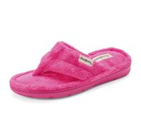 Dearfoams Women's Melanie Terry Thong Slipper, Paradise Pink, 7-8