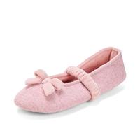 Dearfoams womens Memory Foam Harmony Knit Maryjane House Shoe Slipper, Pink Heather, 11-12