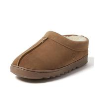 Dearfoams Women's Suede Indoor Outdoor Doreen Clog, Chestnut, 6 UK
