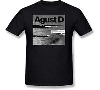 DearIrean Agust D Album Art Unisex 100% Cotton Short-Sleeve T-Shirts Black XXL