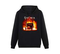 DearIrean Godsmack 1000Hp Hoody Unisex Ptinted Hoodies Long Sleeve Men's Hooded with Pocket Black L