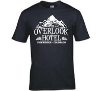 DearIrean Inspired by The Shining The Overlook Hotel T Shirt Inspired by The Shining The Overlook Hotel T Shirt Black 3XL Unisex 100% Cotton Short-Sleeve T-Shirts Black XXXL